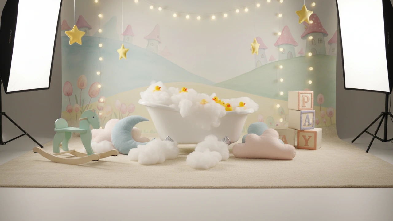 بکدراپ عکاسی کودک