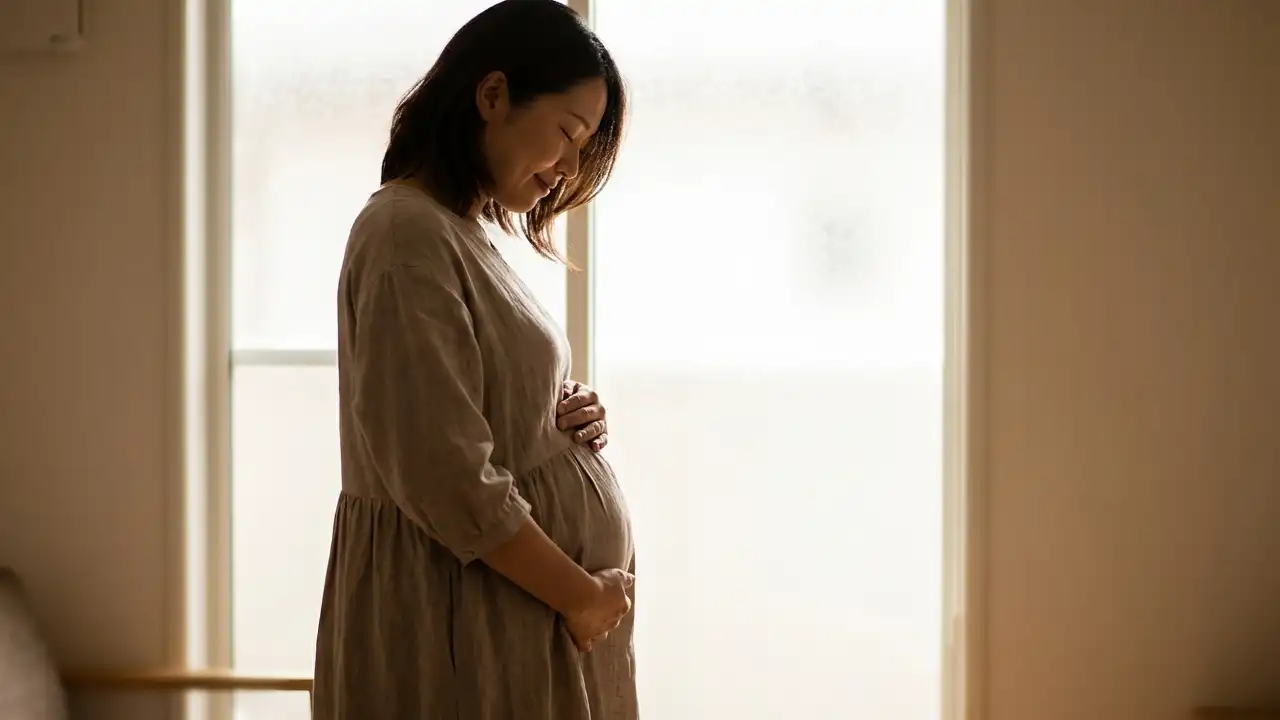 عکس بارداری تکی مادر