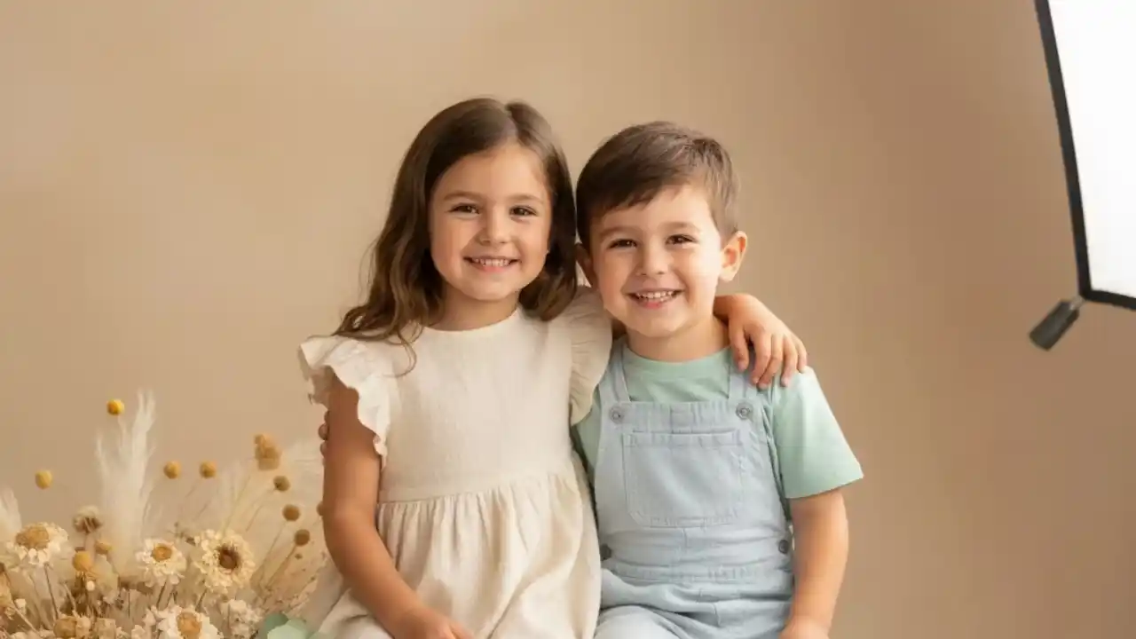 راهنمای انتخاب لباس مناسب برای عکس آتلیه کودک