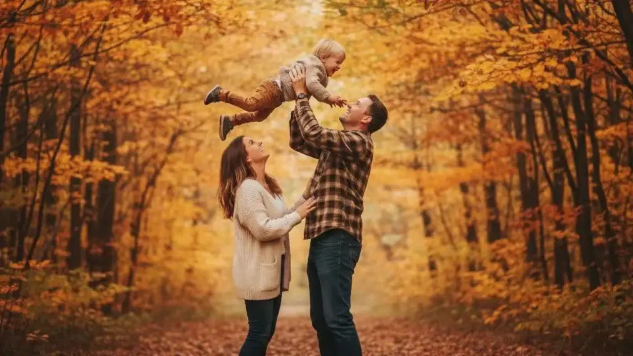 عکاسی پاییزی دخترانه