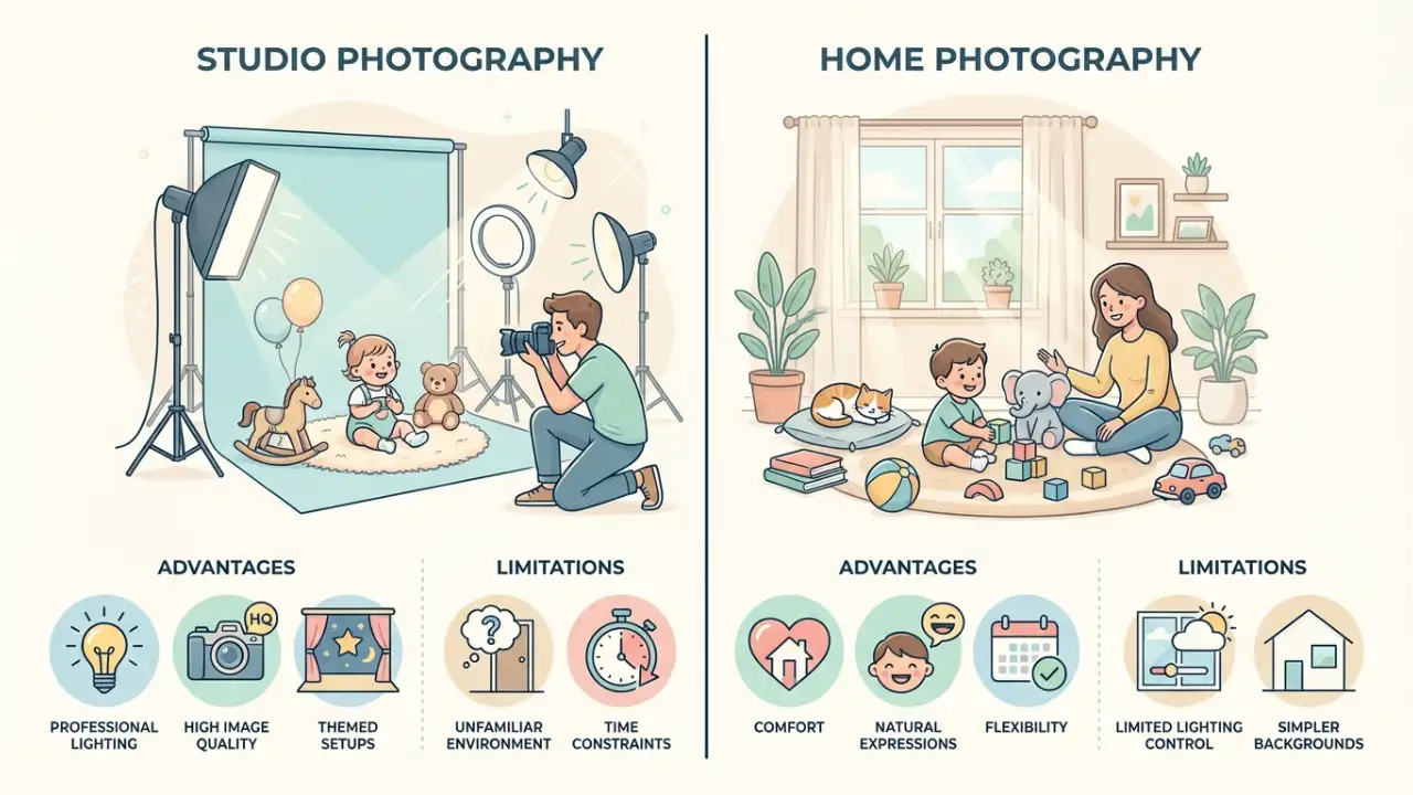 عکاسی کودک در منزل