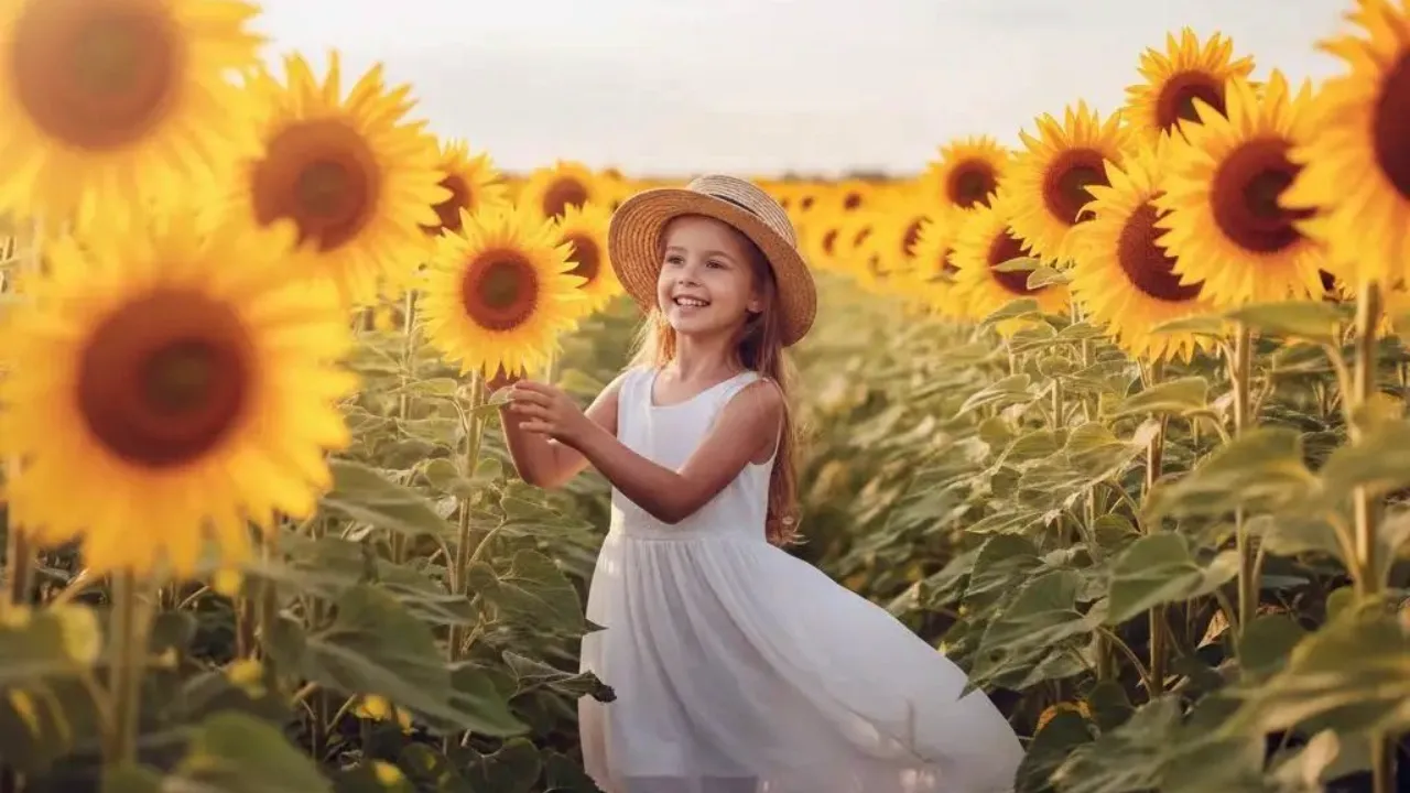 عکاسی کودک در طبیعت