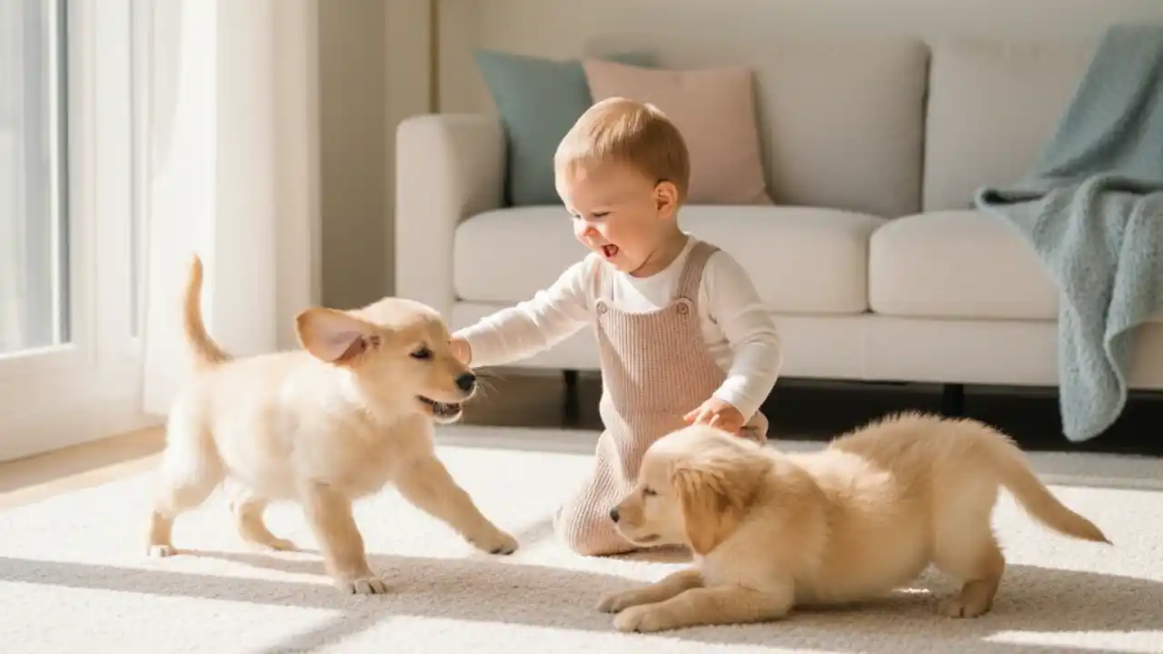  عکاسی کودک با حیوانات خانگی