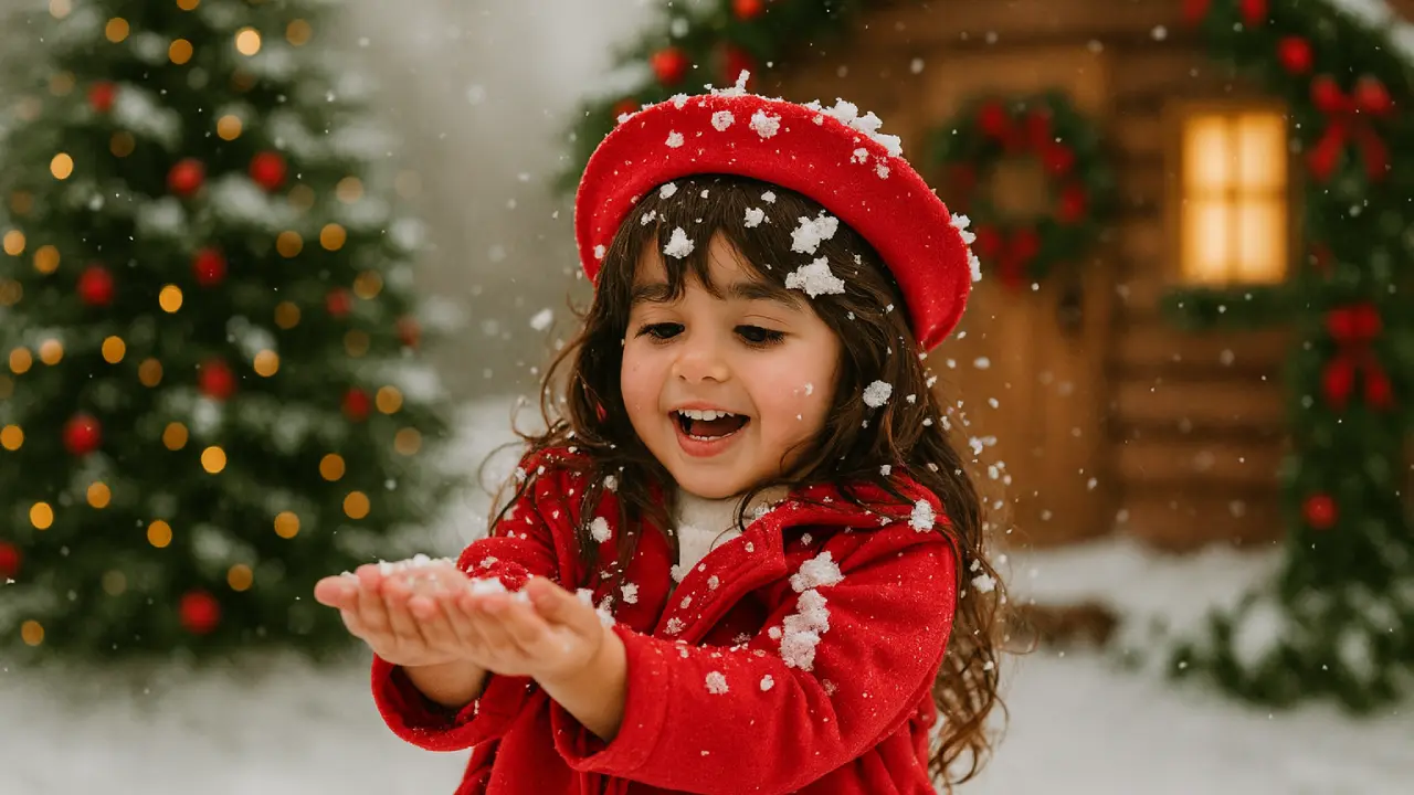 عکس کودک کریسمسی