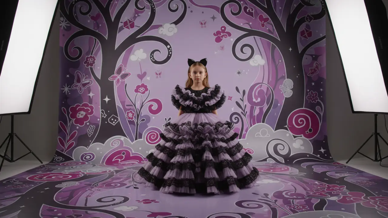 لباس پرنسسی بچه‌گانه