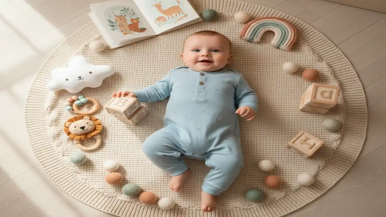 عکاسی از بالا (Flatlay کودک)