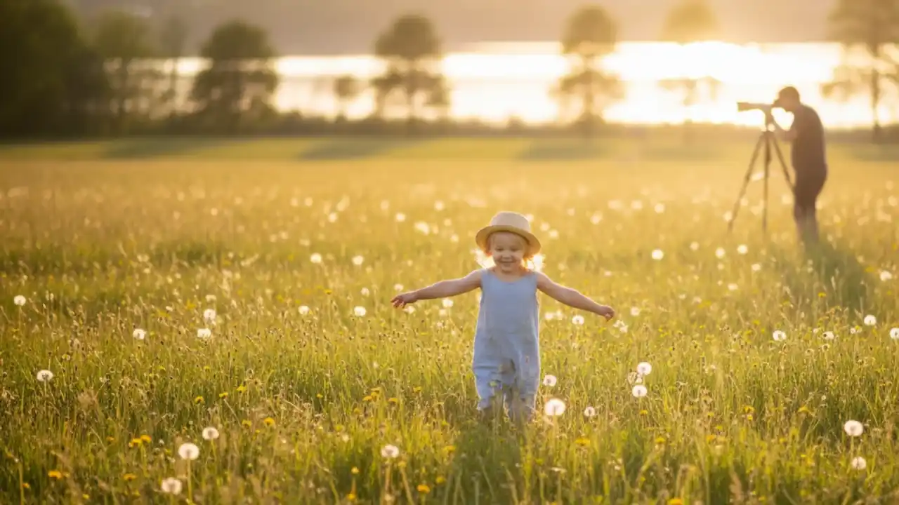 اصول عکاسی کودک در فضای باز