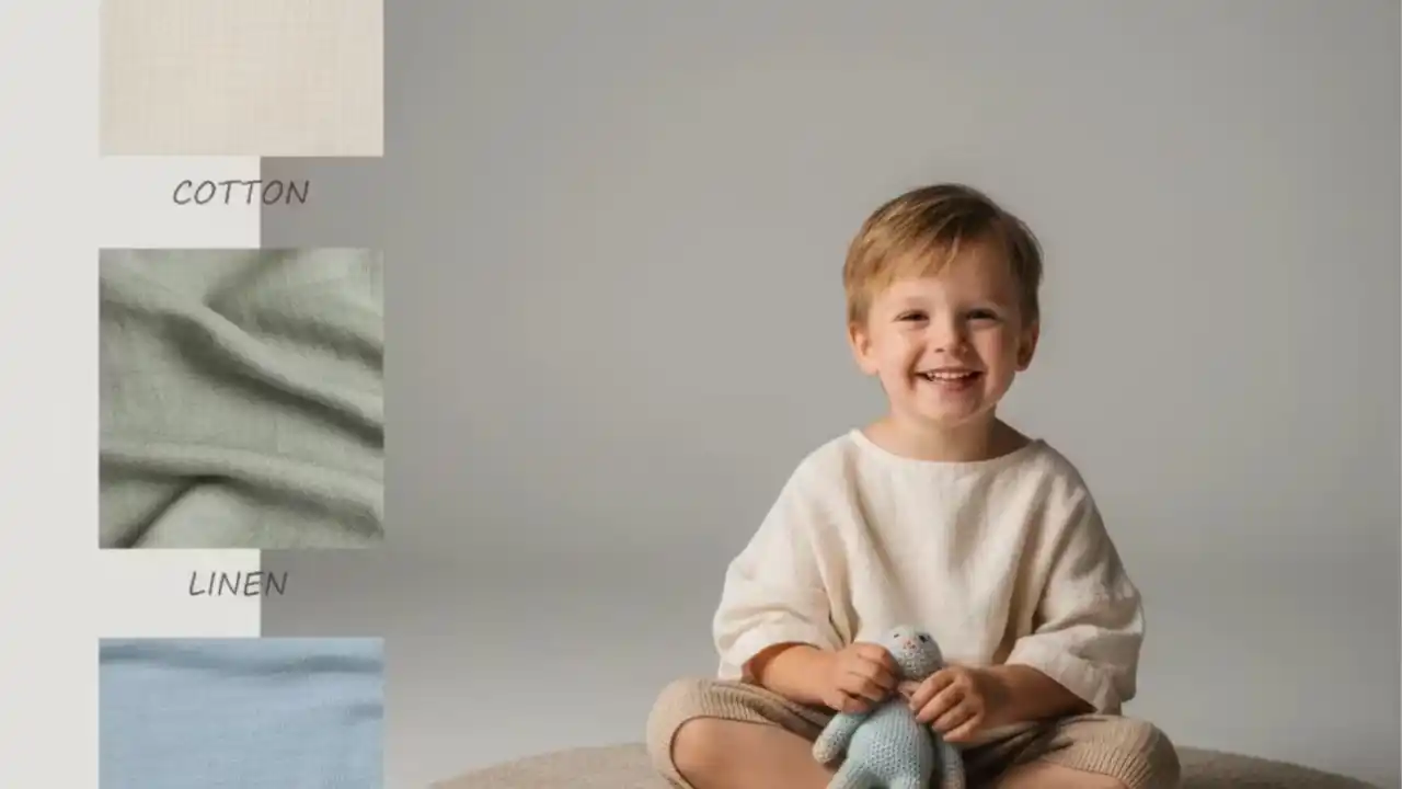 نقش جنس لباس در حرفه‌ای شدن عکس کودک