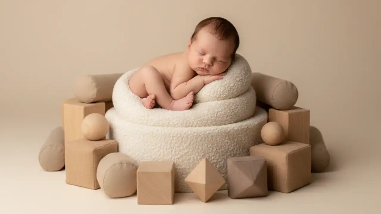 ایده عکاسی از نوزاد در آتلیه