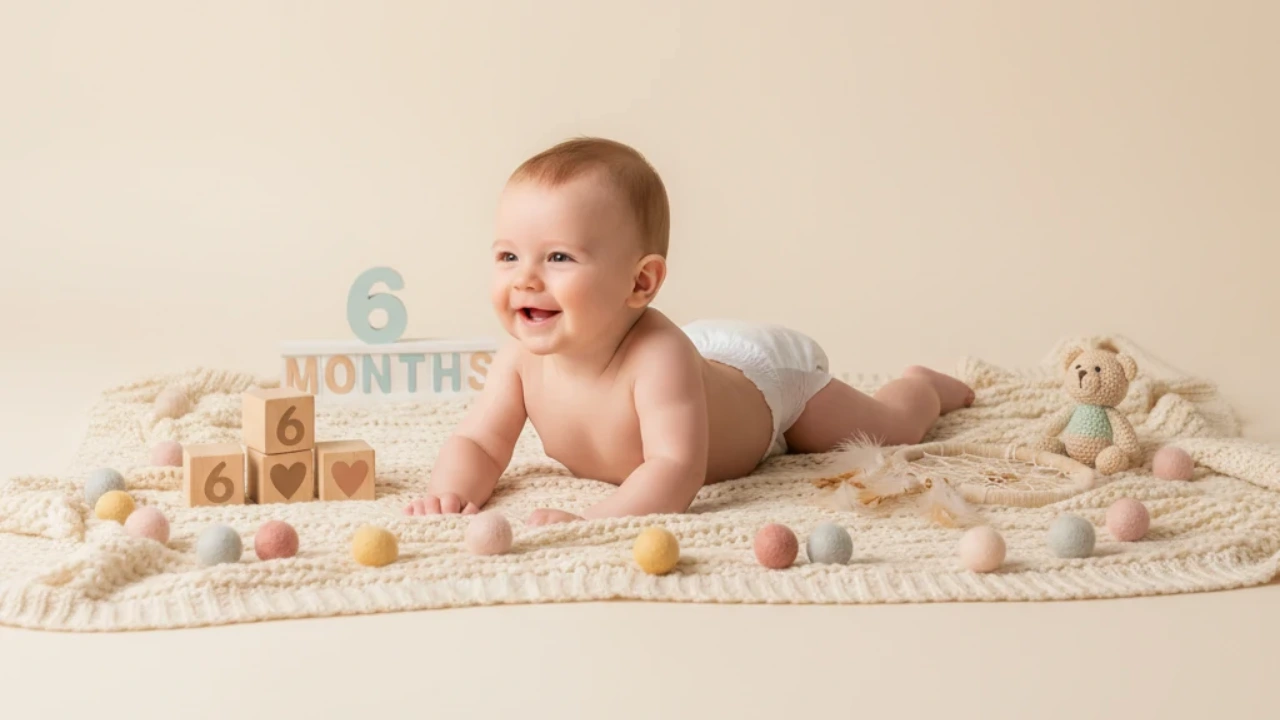 ژست ماهگرد نوزاد