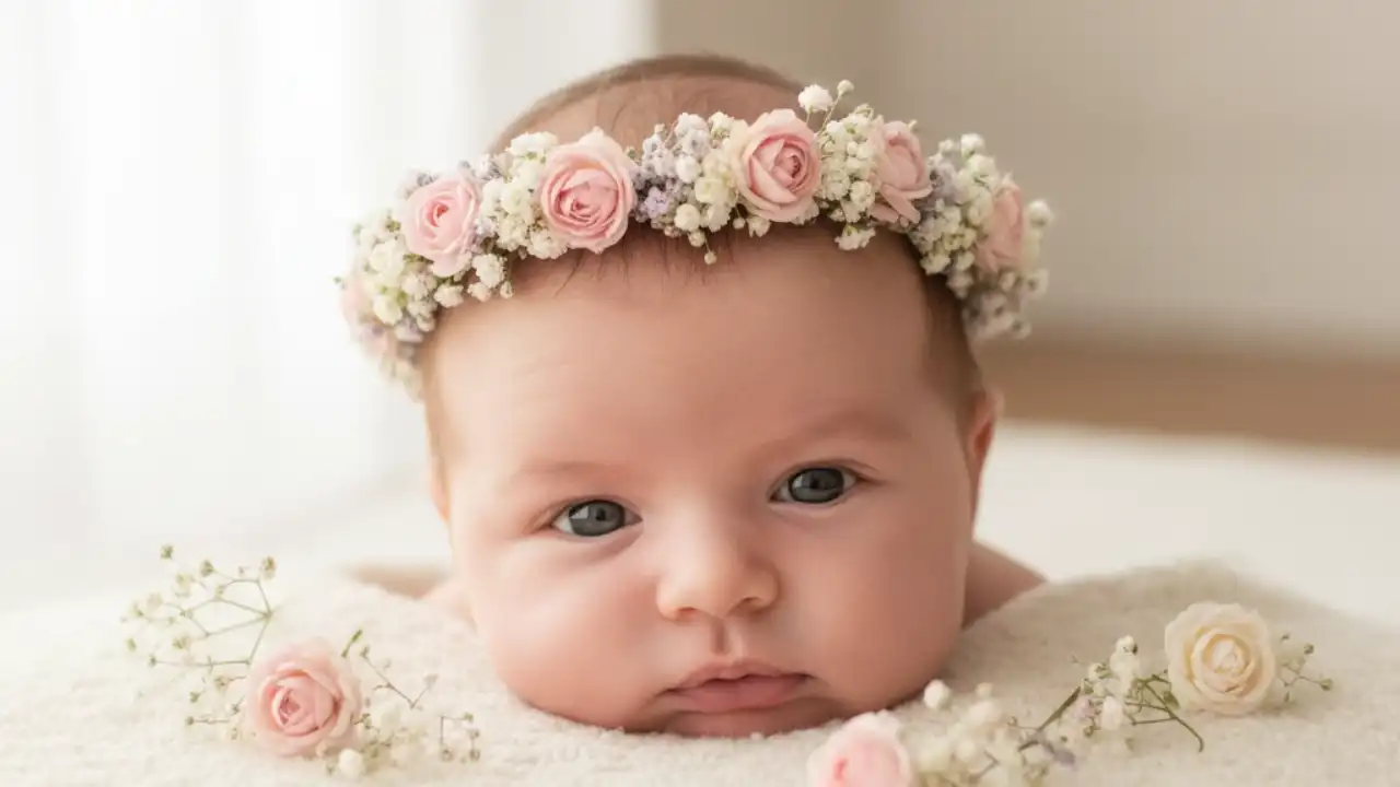 ایده‌ی تم گل و تاج گل ظریف