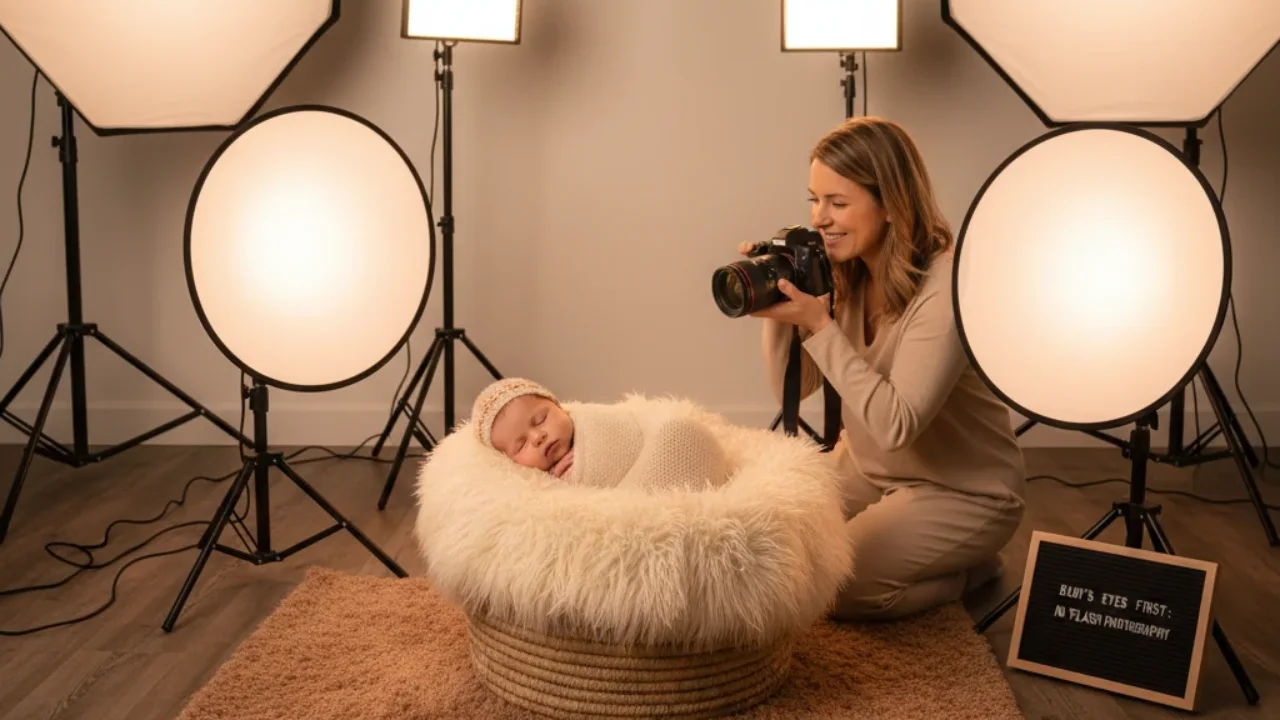 آيا عكاسى از نوزاد ضرر دارد؟