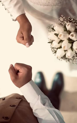 عکاسی نامزدی در آتلیه