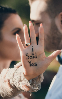 عکاسی نامزدی در فضای باز